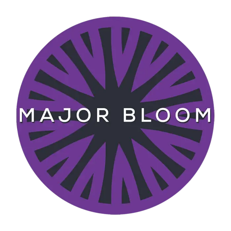 Logo for cardStoreLogo img-fluid: Major Bloom