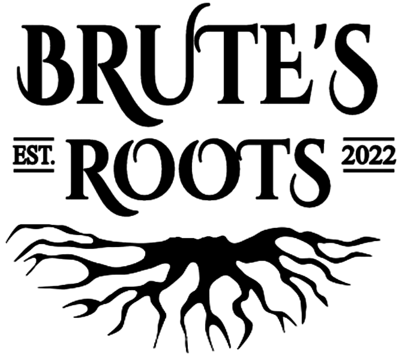 Logo for cardStoreLogo img-fluid: Brute's Roots