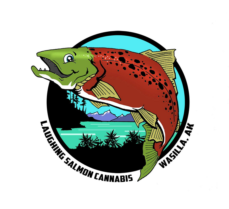 Logo for card-img-top placeholder-glow cardTopImage: Laughing Salmon Cannabis